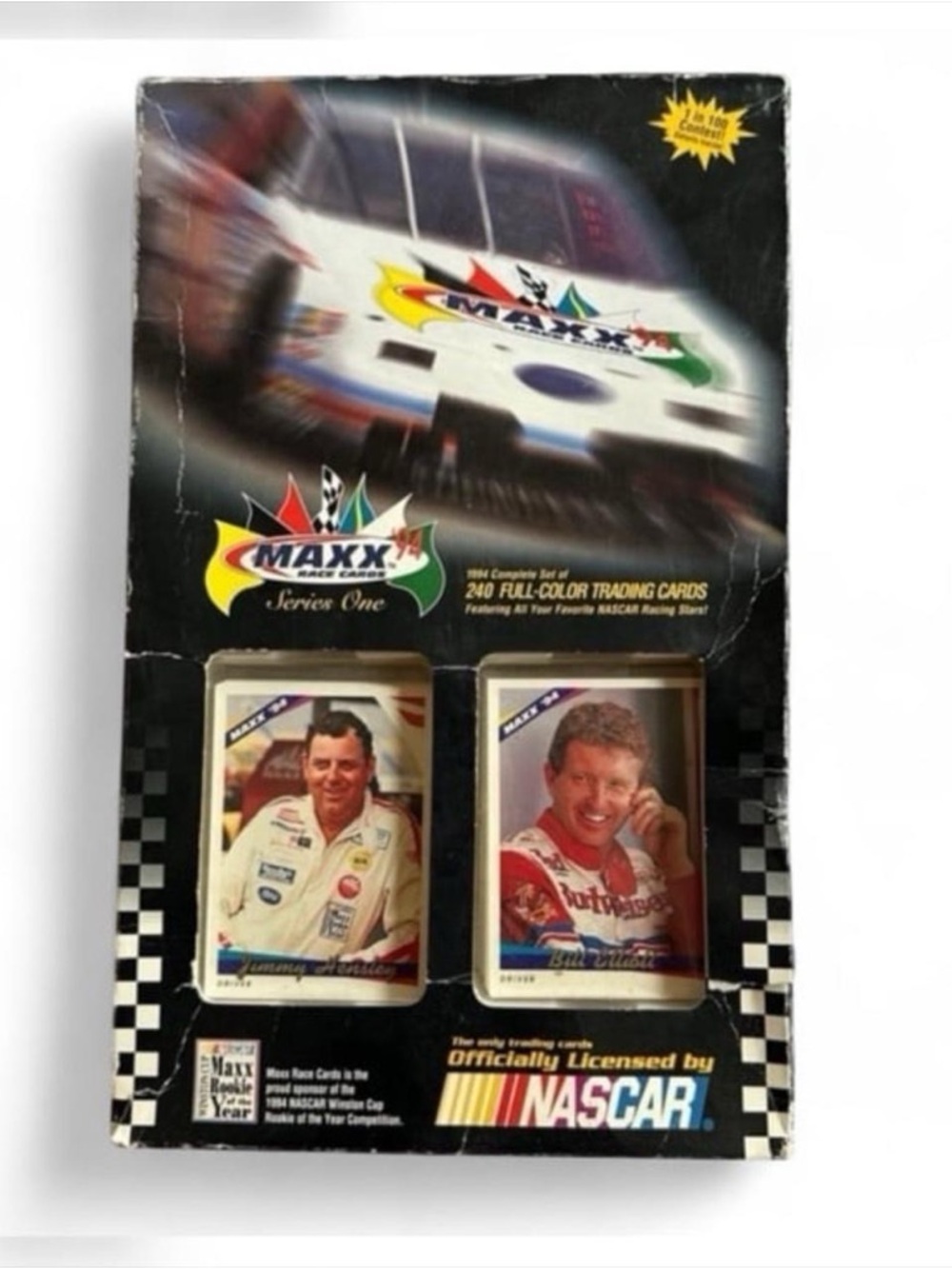 Vintage Maxx 1994 NASCAR Trading Card Set - Racing Cards with Bill Elliott